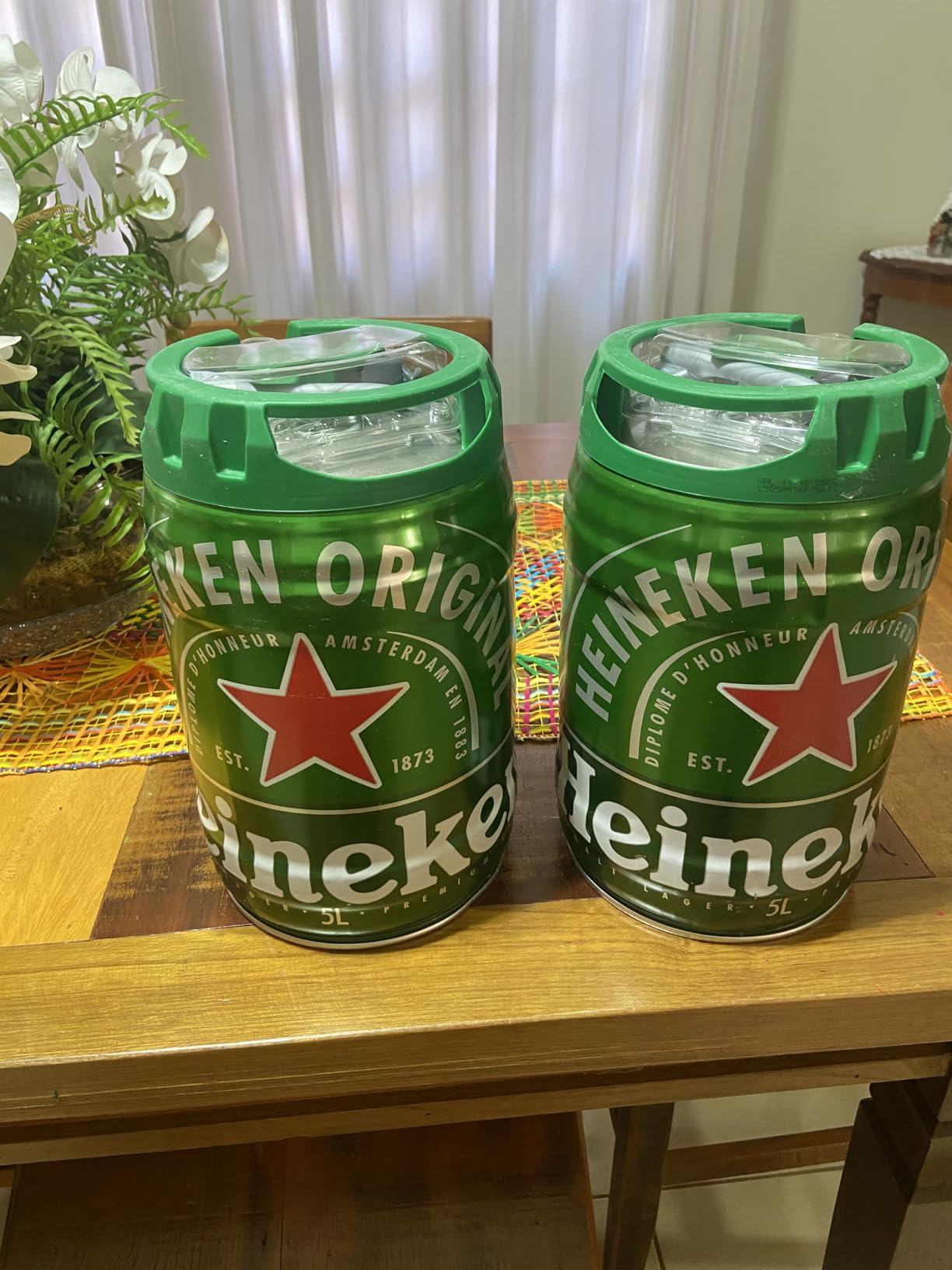 2 barris Heineken entregues em casa