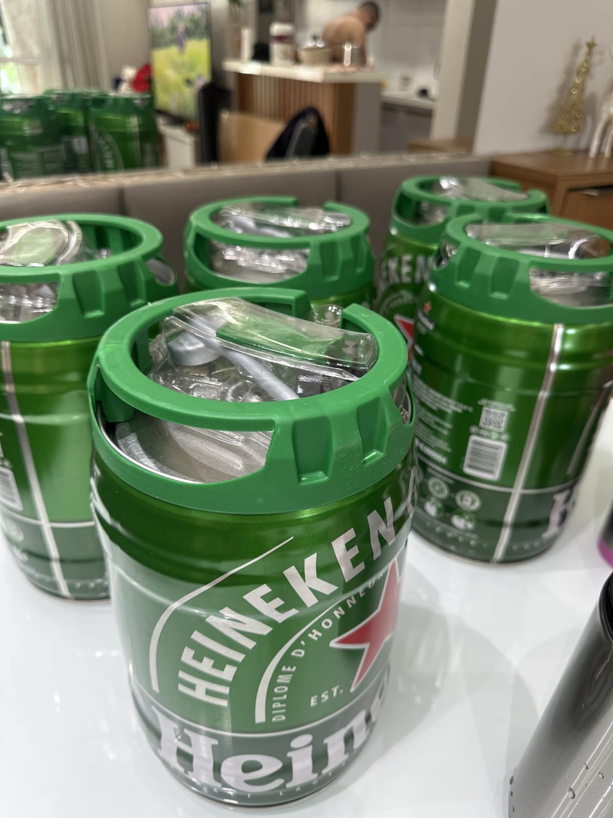 Barris Heineken bem embalados